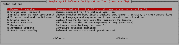 raspi-config